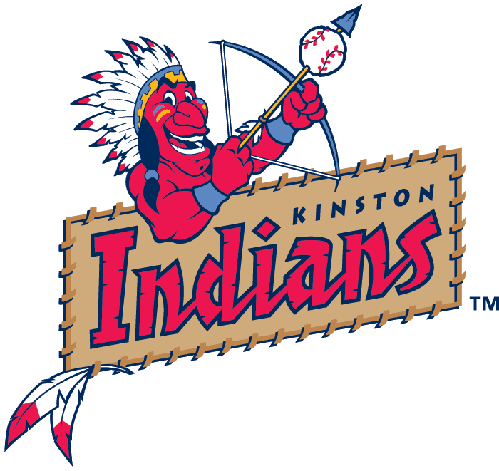 Kinston Indians 1987-2010 primary logo iron on transfers for T-shirts